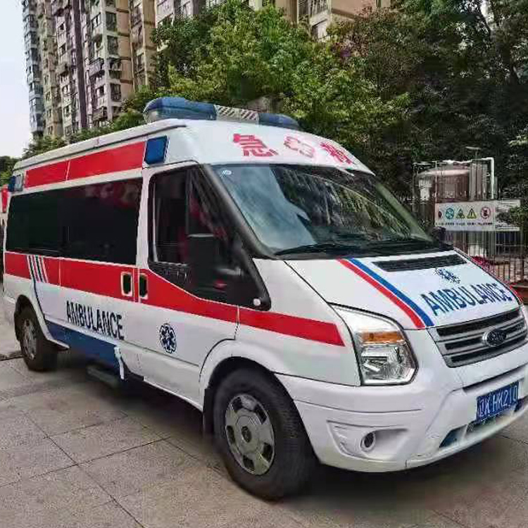 罗山长途救护车护送病人返乡